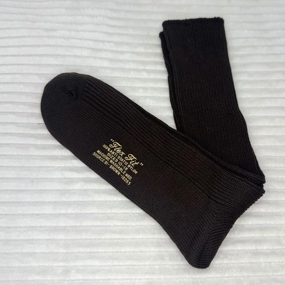 Vintage Men's Socks Bundle Hole-In-None's Masters 300 Green Flex Fit Brown 10-13